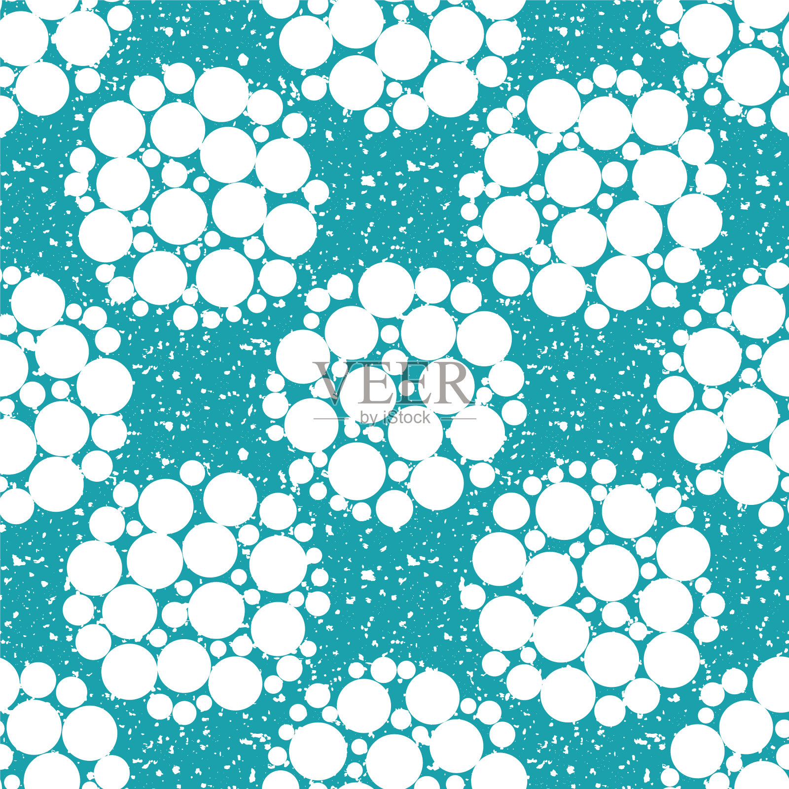 抽象雪球无缝图案插画图片素材