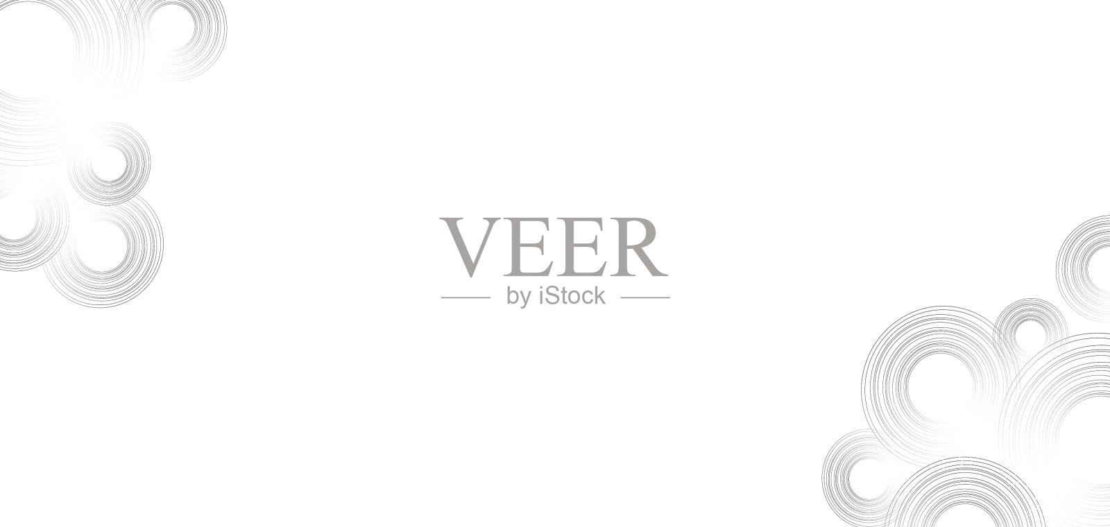 圆形线条插画图片素材