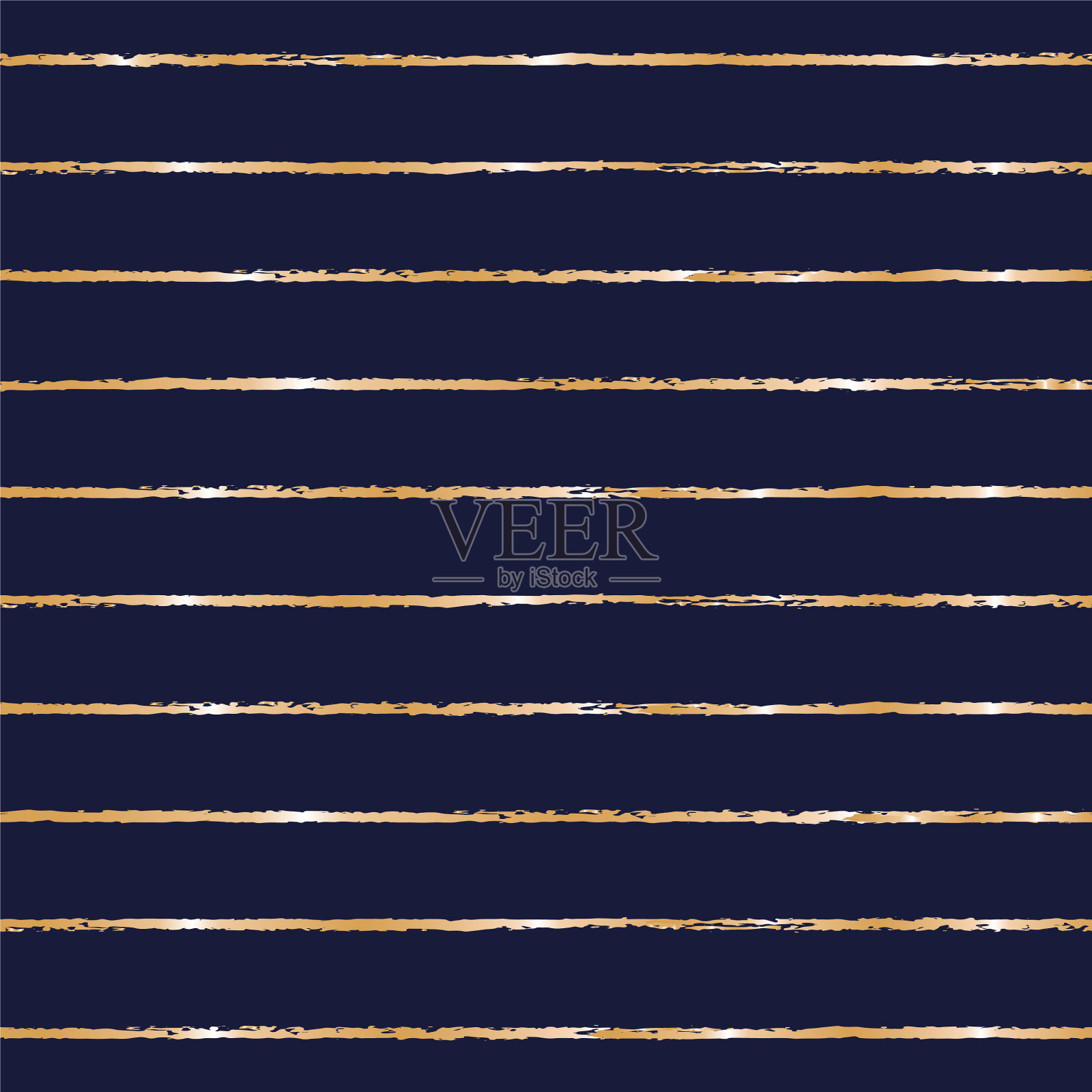 深蓝金色条纹无缝图案插画图片素材