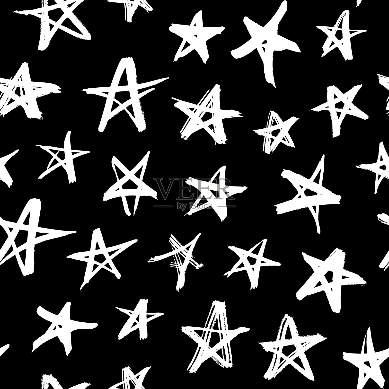 艺术垃圾明星设置手绘绘画对象插画图片素材