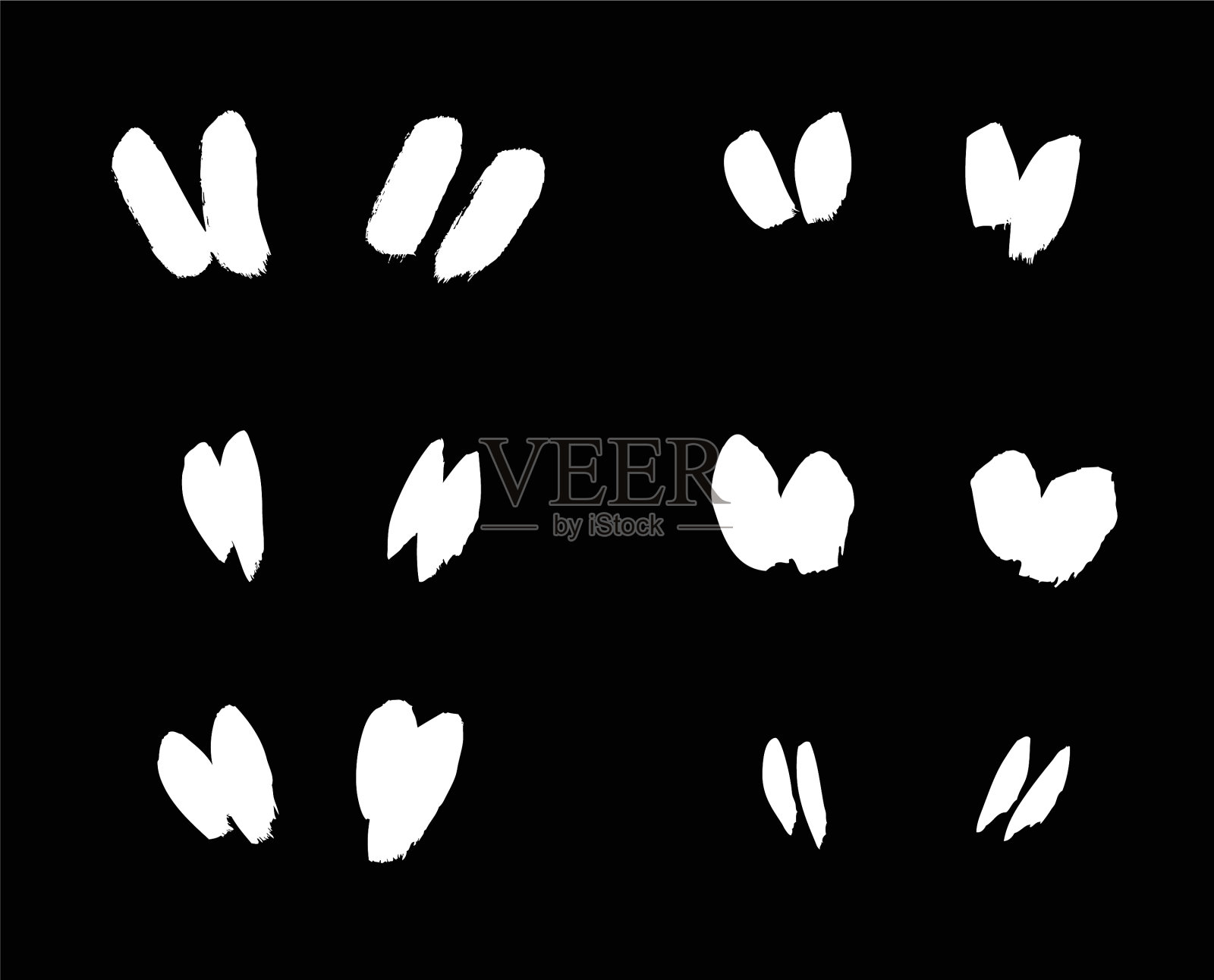 手绘黑白画集报价手插画图片素材