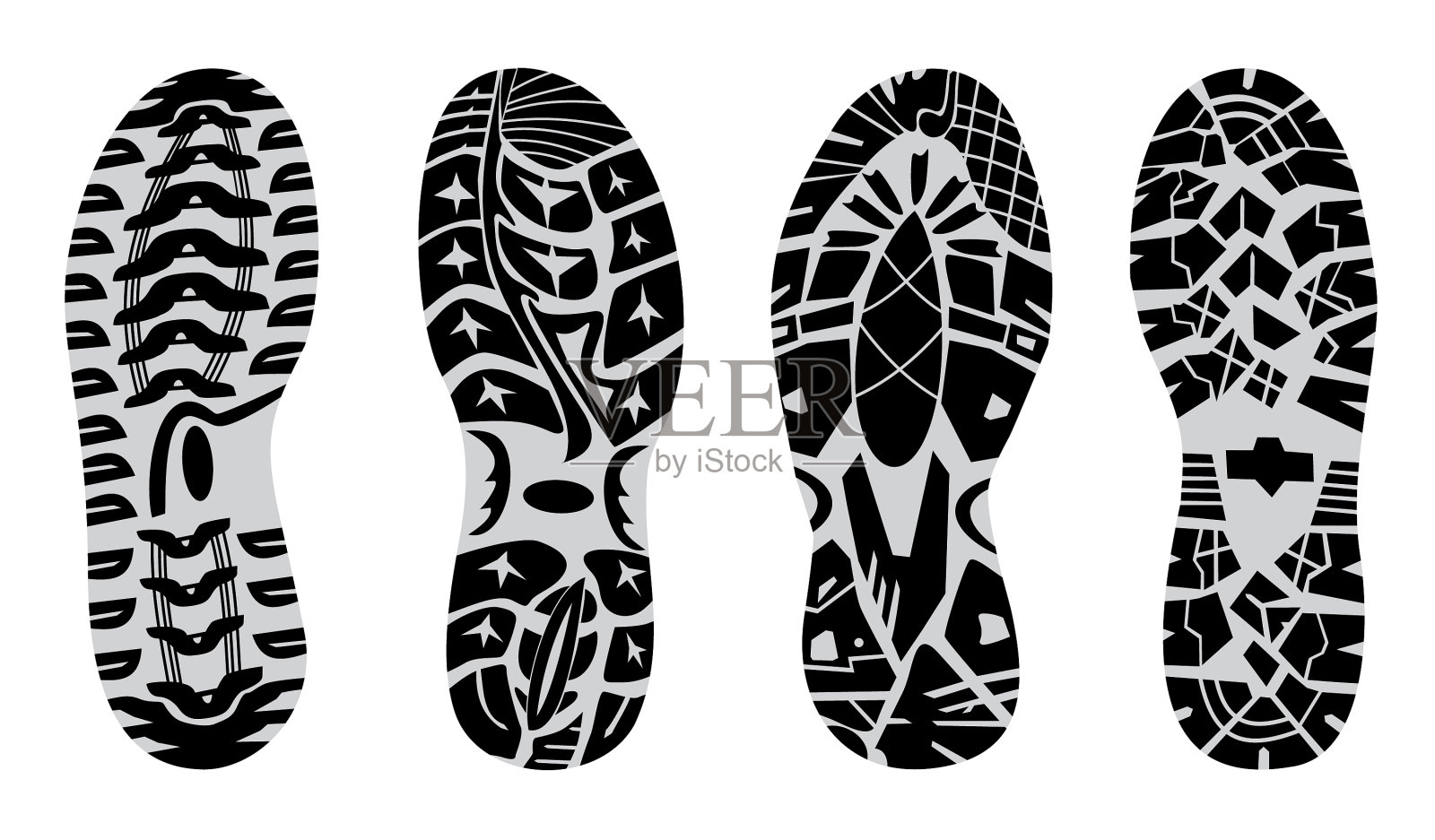 设置打印鞋插画图片素材