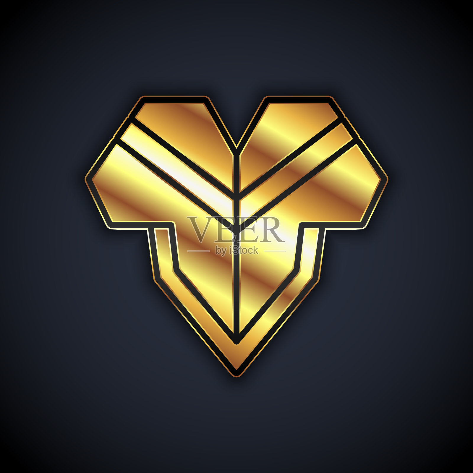 金色传统墨西哥雨披服装图标插画图片素材