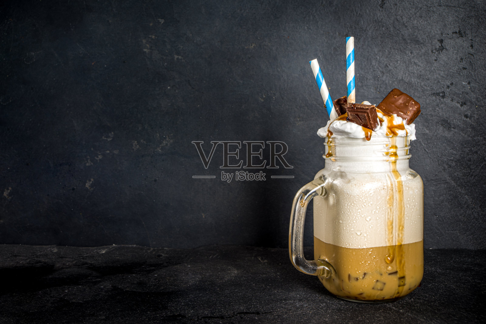 一套冰咖啡饮料照片摄影图片