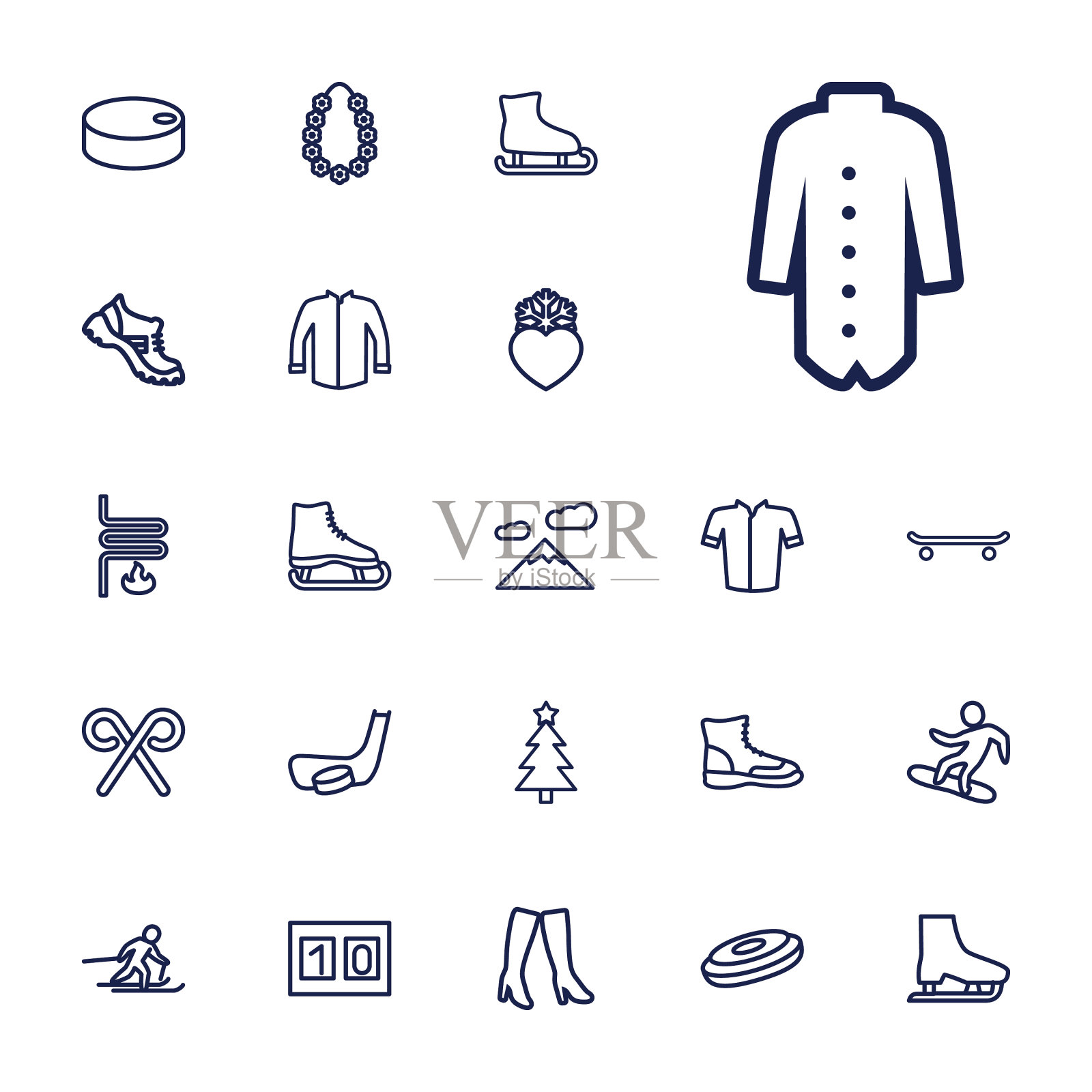 冬天的图标图标素材