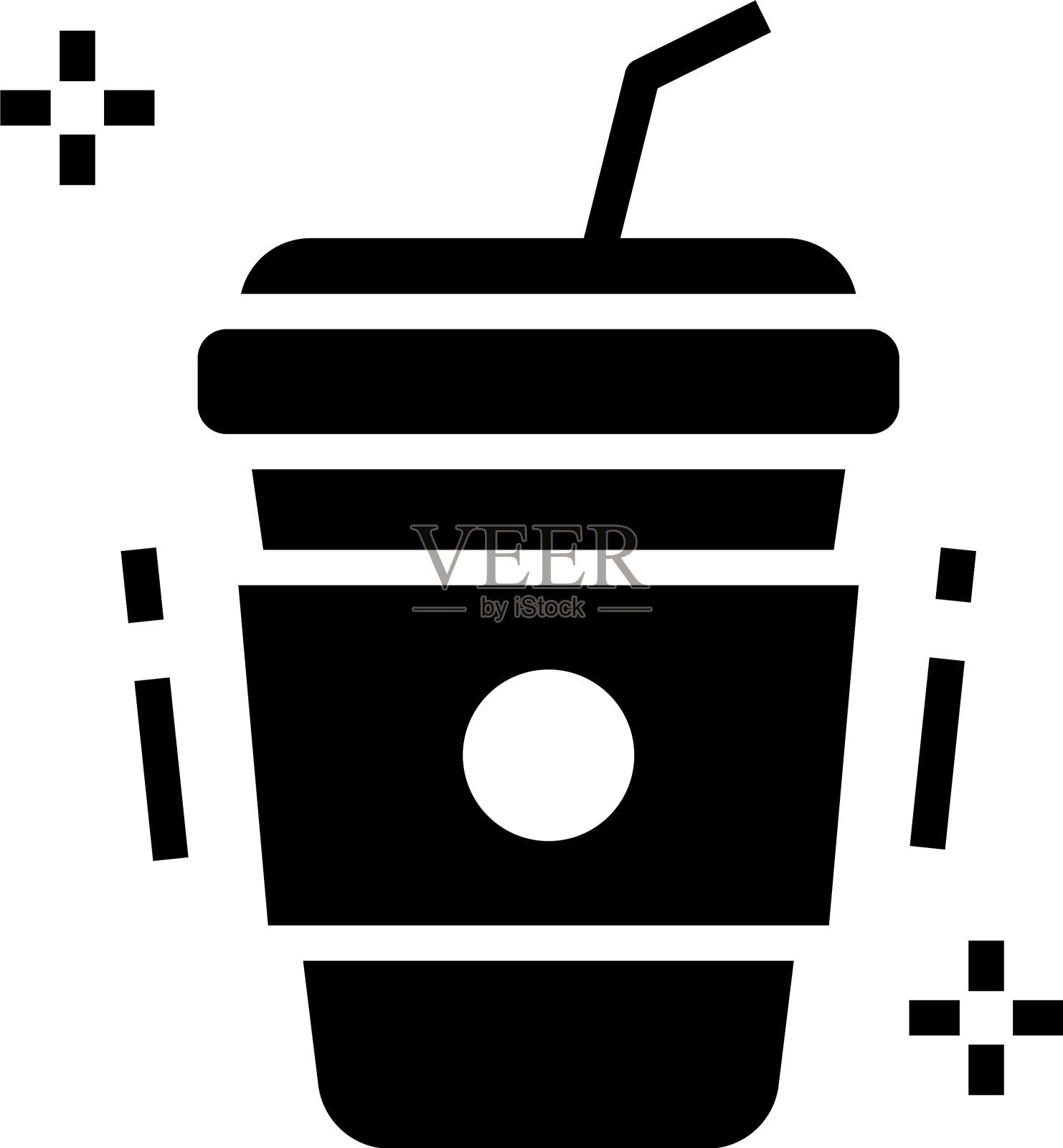 外卖饮料插画图片素材