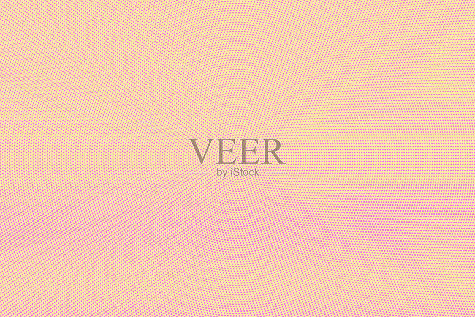 粉色和黄色虚点半色调矢量背景。微妙的半色调数字纹理。褪了色的点缀梯度。插画图片素材