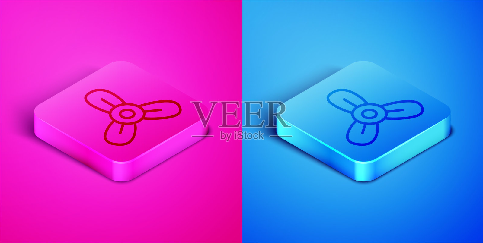 等距线船螺旋桨涡轮图标图标素材