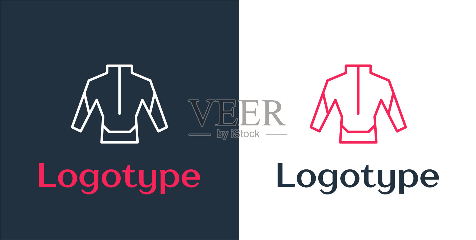 标志型线潜水衣的水肺潜水图标插画图片素材