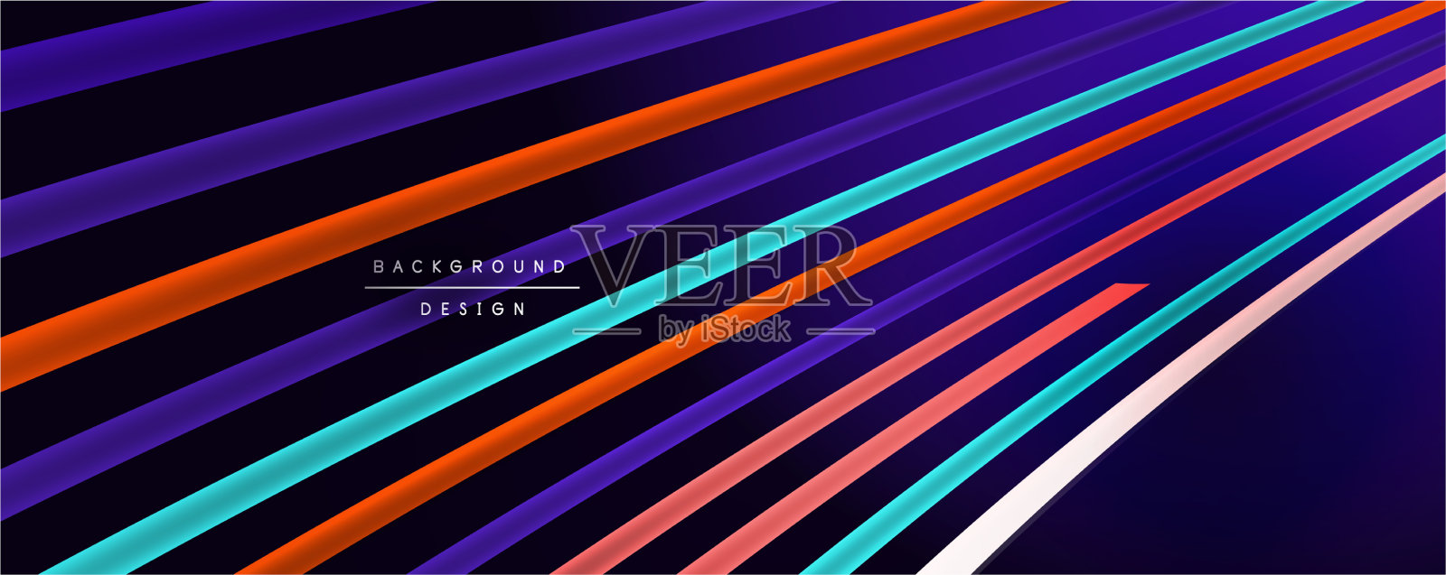 抽象色彩线条背景插画图片素材