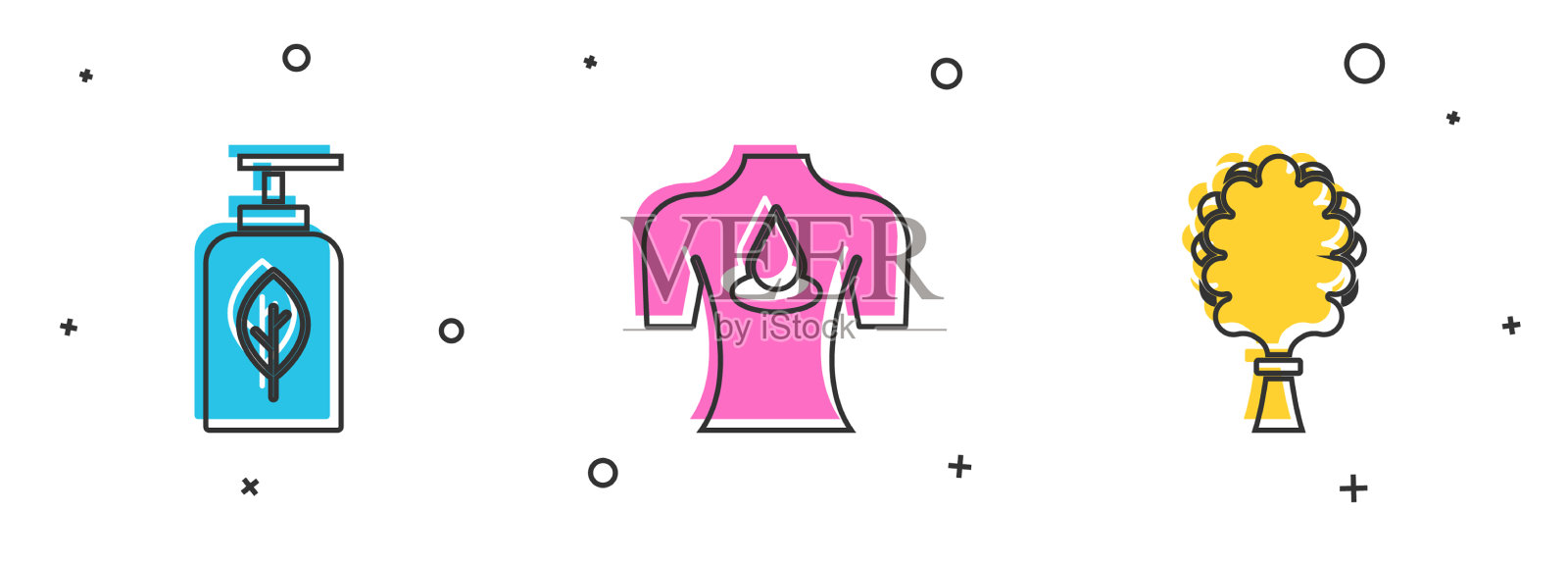 设置精油按摩图标素材