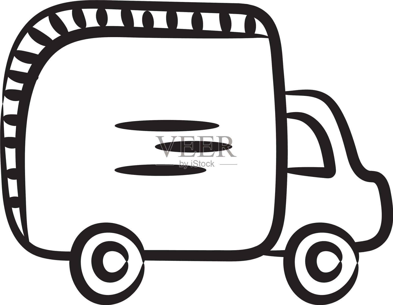 送货的插画图片素材