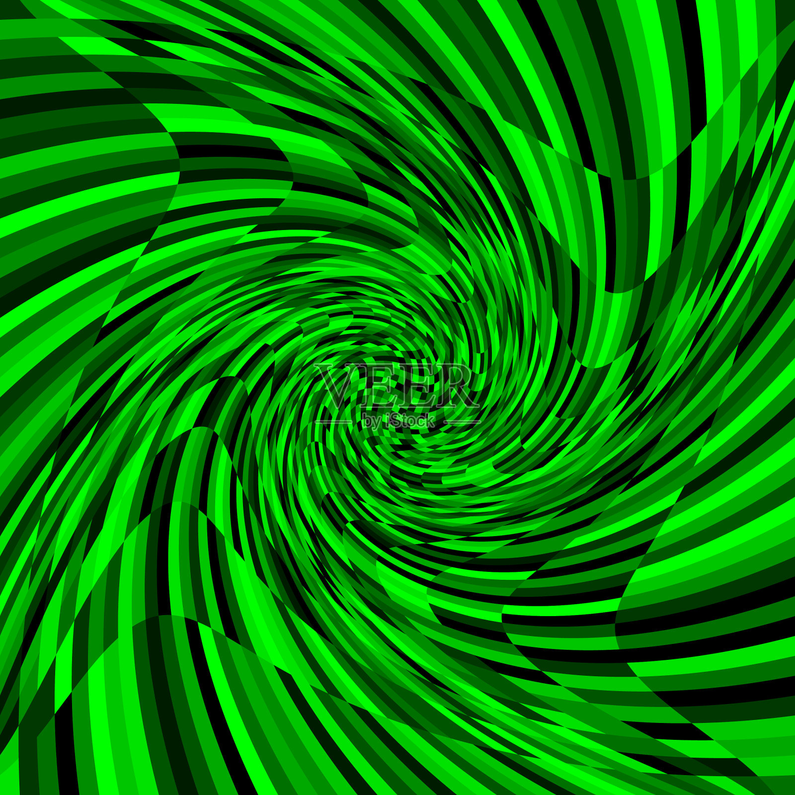 黑色和绿色方块的抽象构图插画图片素材