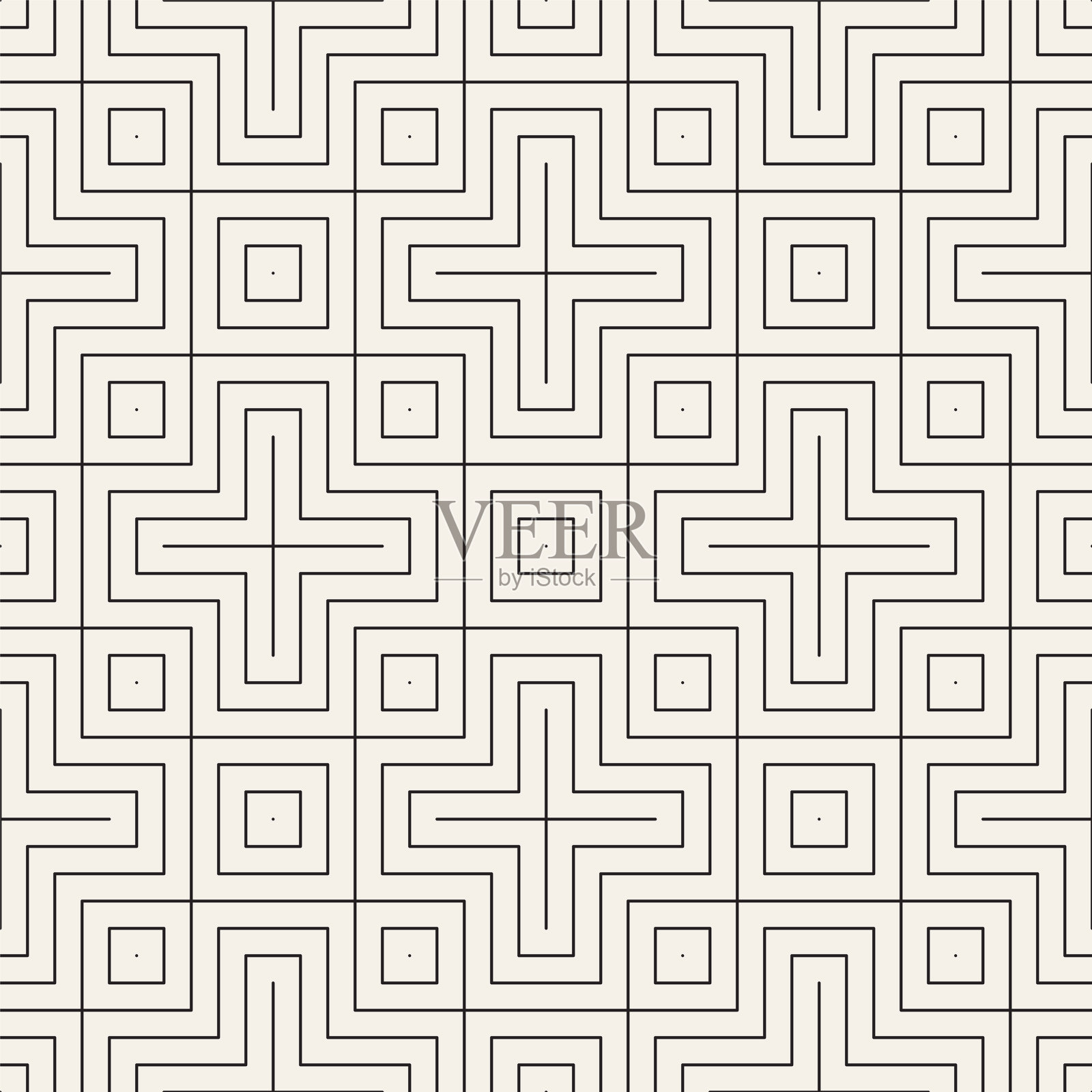 无缝图案重复几何交叉插画图片素材