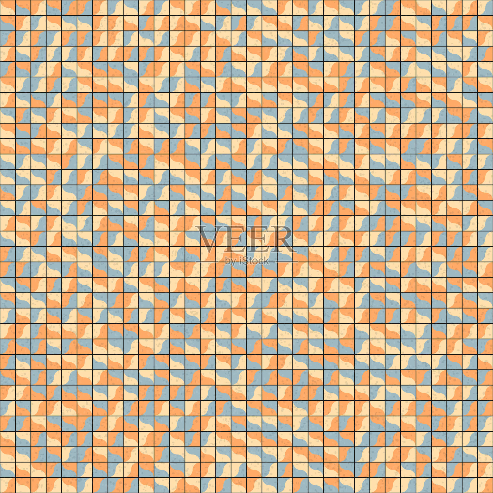 抽象几何图形生成计算艺术插图插画图片素材