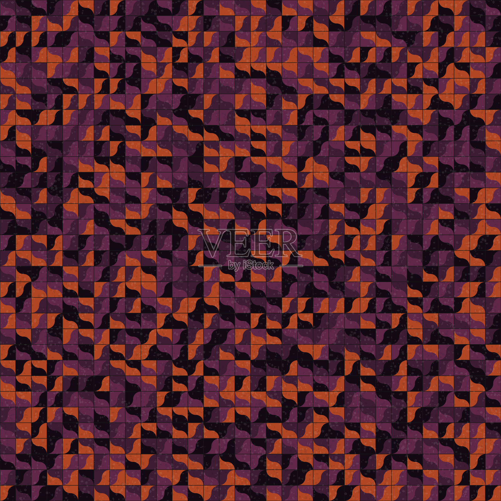 抽象几何图形生成计算艺术插图插画图片素材