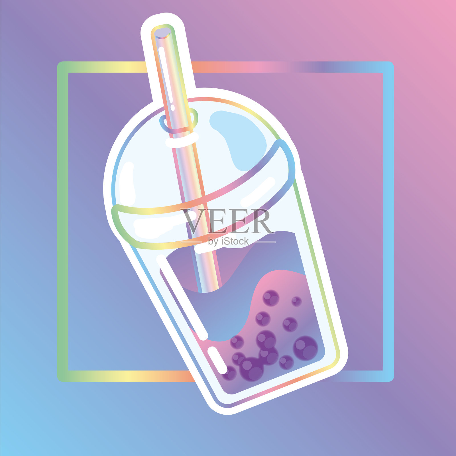 可爱的杯子插画图片素材