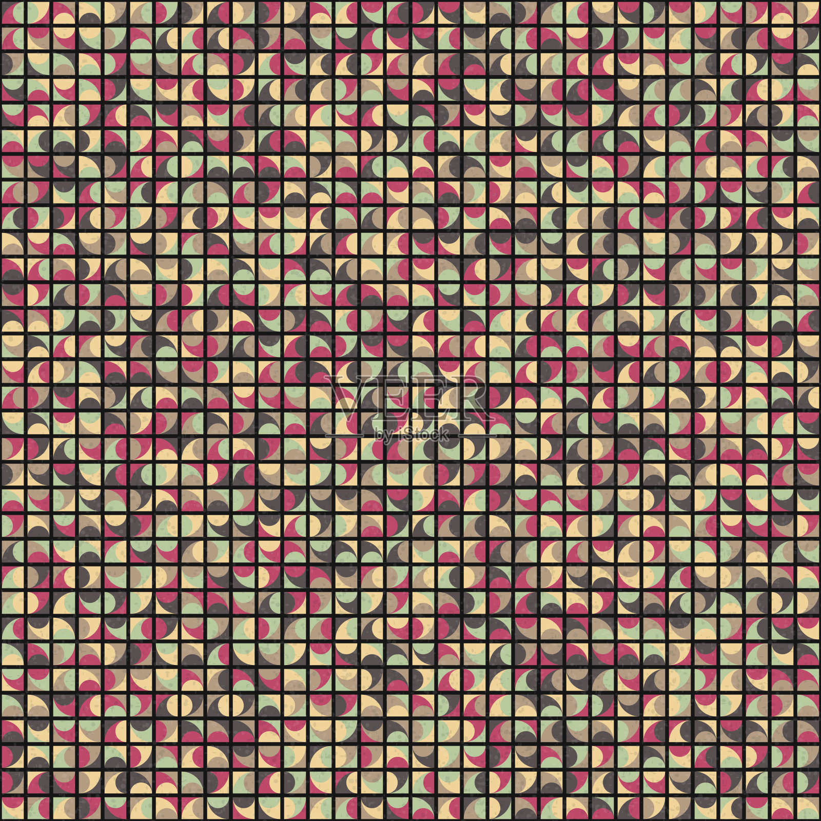 抽象几何图形生成计算艺术插图插画图片素材