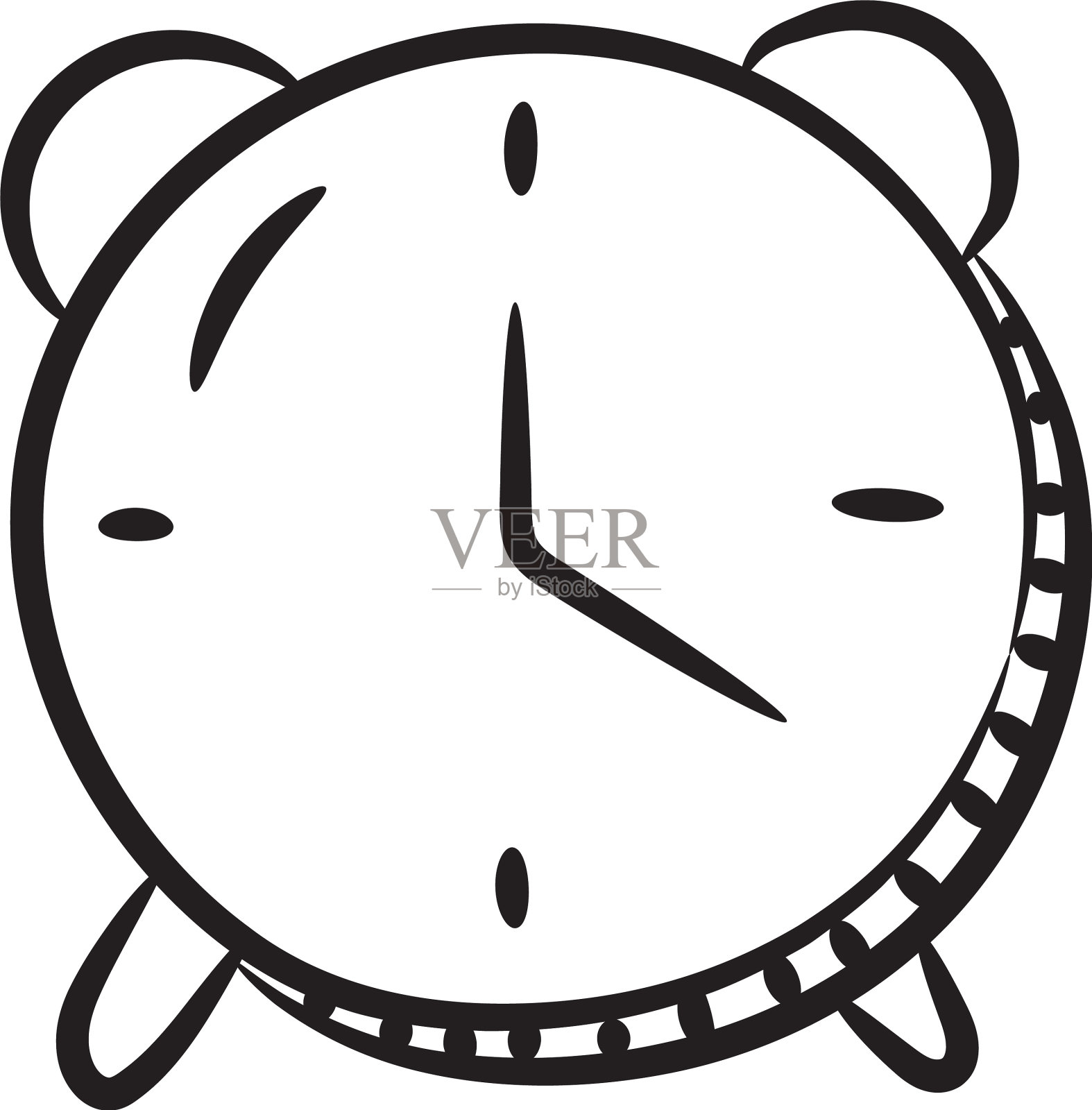 闹钟插画图片素材