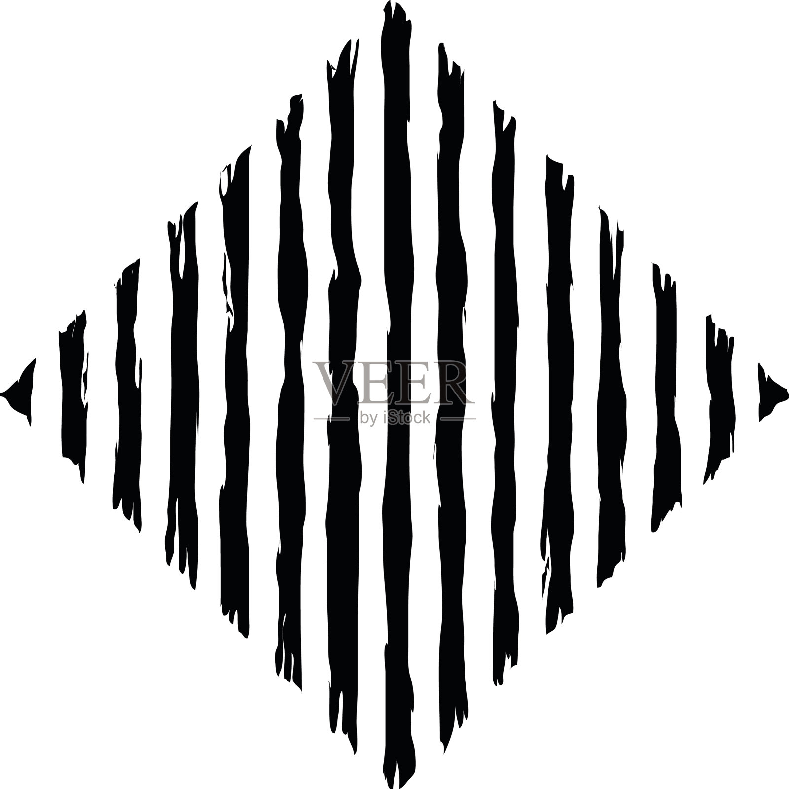 枯燥乏味的条纹菱形插画图片素材