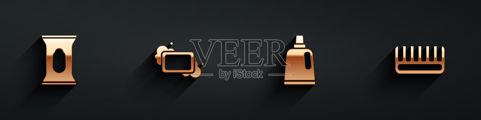 Set wet wipe pack bar香皂bottle for图标素材