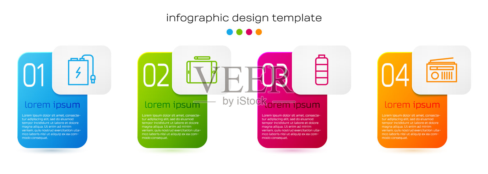 设置线路电源与充电电缆图形插画图片素材