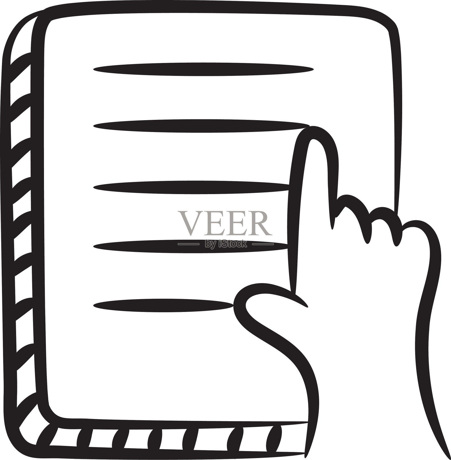 阅读插画图片素材