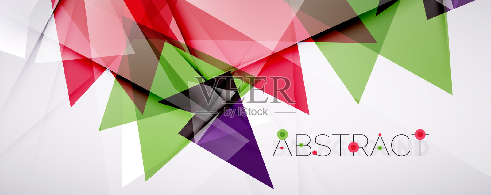 几何抽象背景颜色三角形插画图片素材