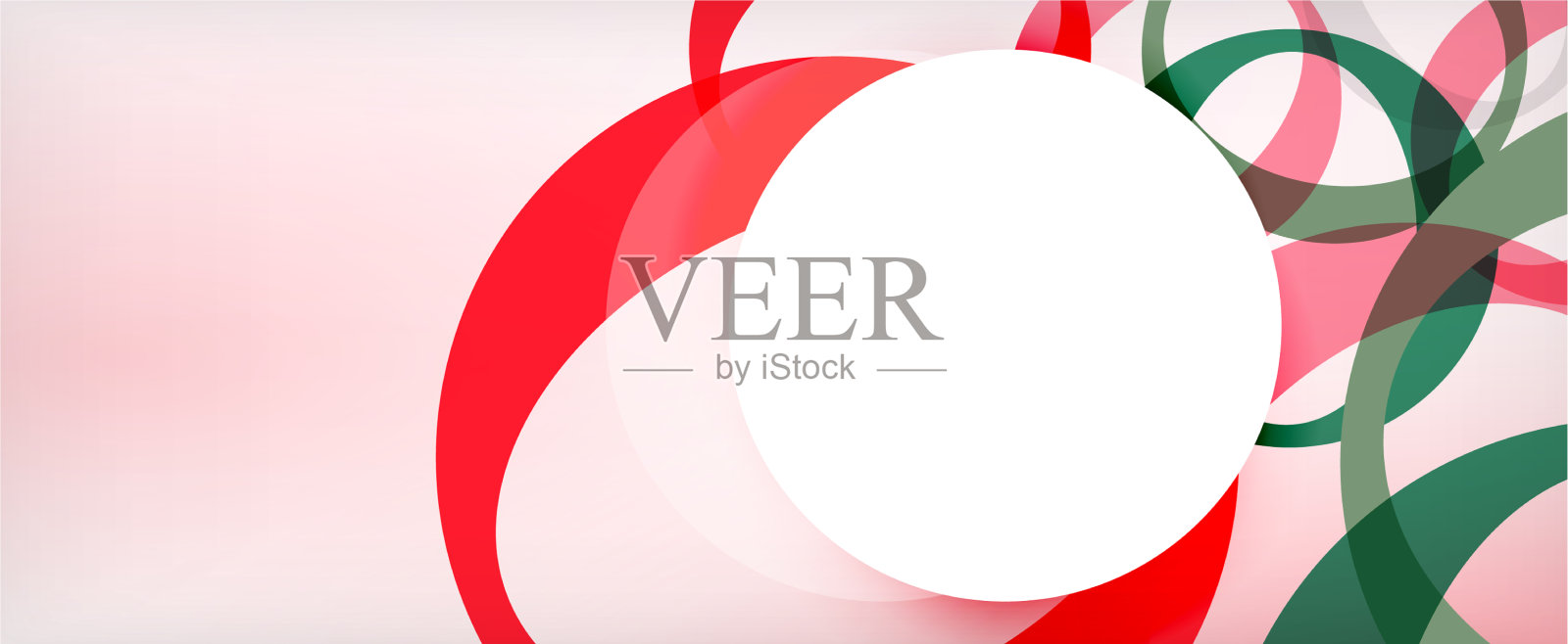 环形几何形状o字母重复插画图片素材