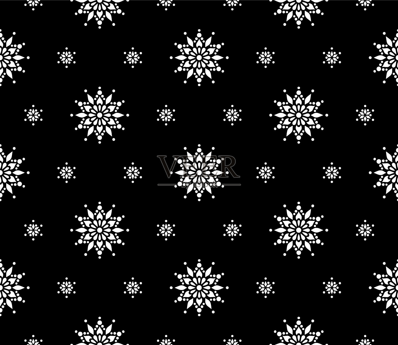 抽象图案黑白涂鸦插画图片素材