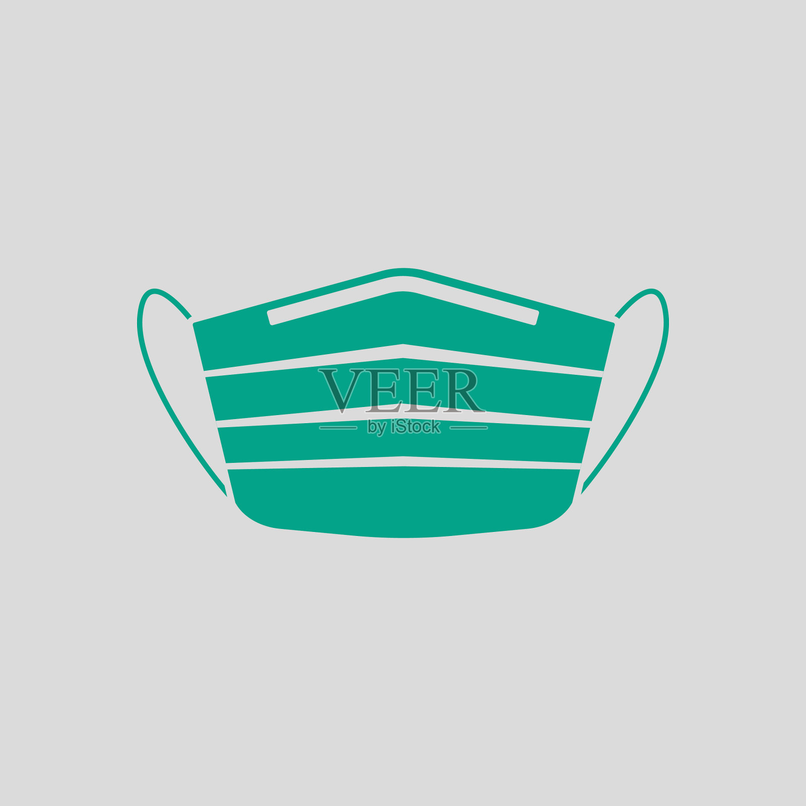 医用口罩图标插画图片素材