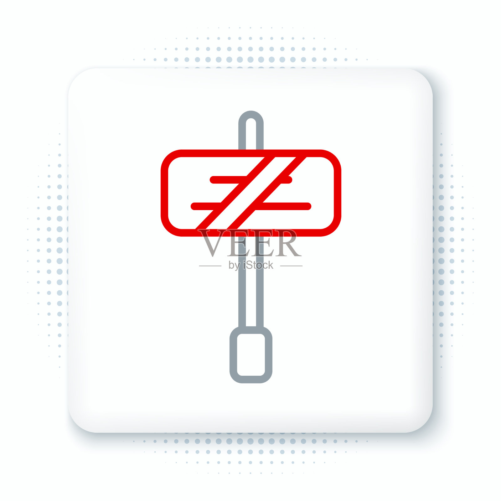 线路道路交通标志标志孤立上插画图片素材