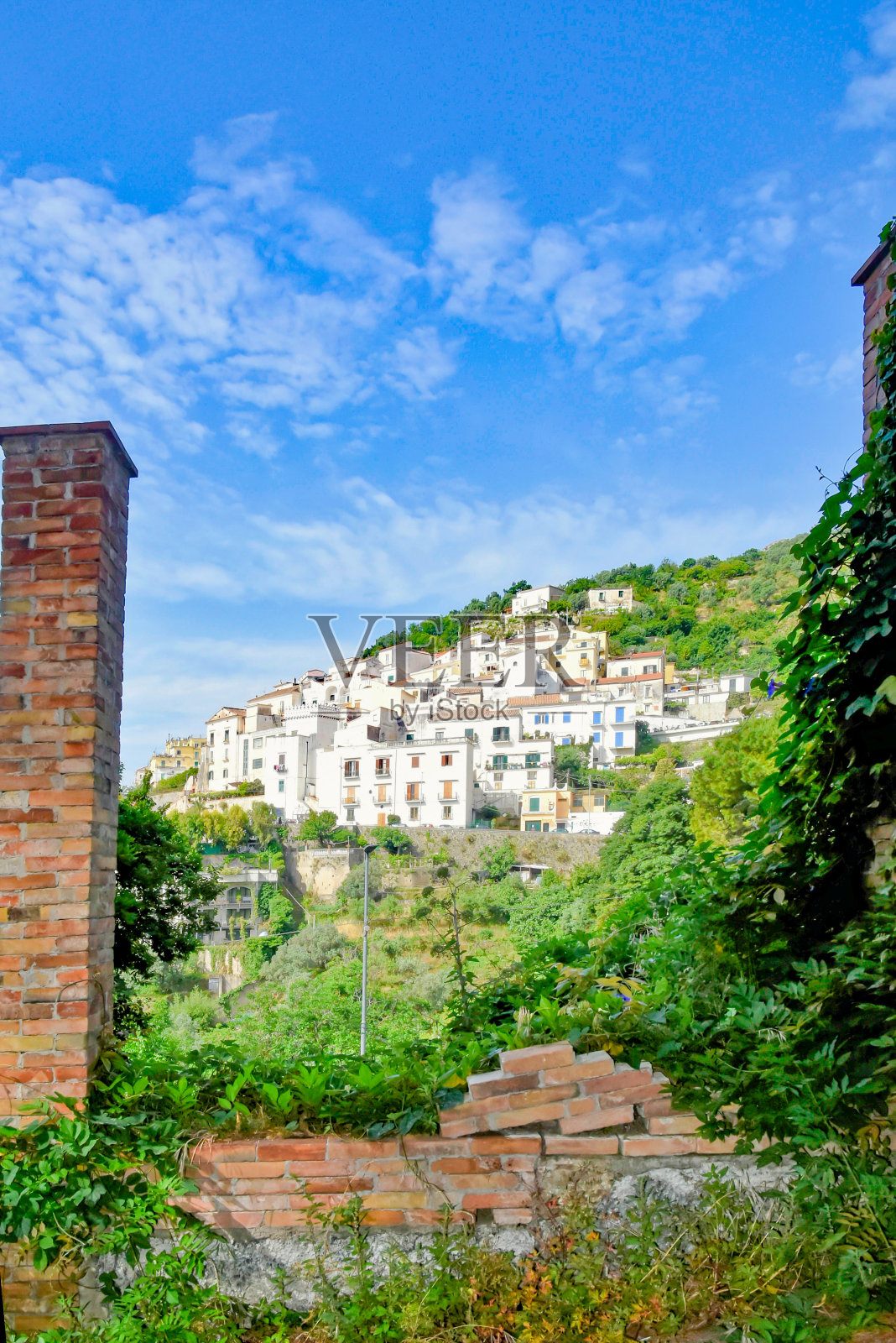 意大利的雷托村。照片摄影图片