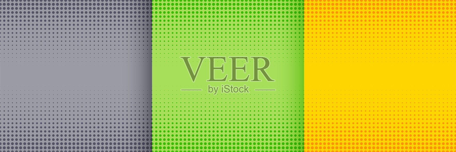 不错的半色调背景设置在灰绿色和黄色的颜色插画图片素材