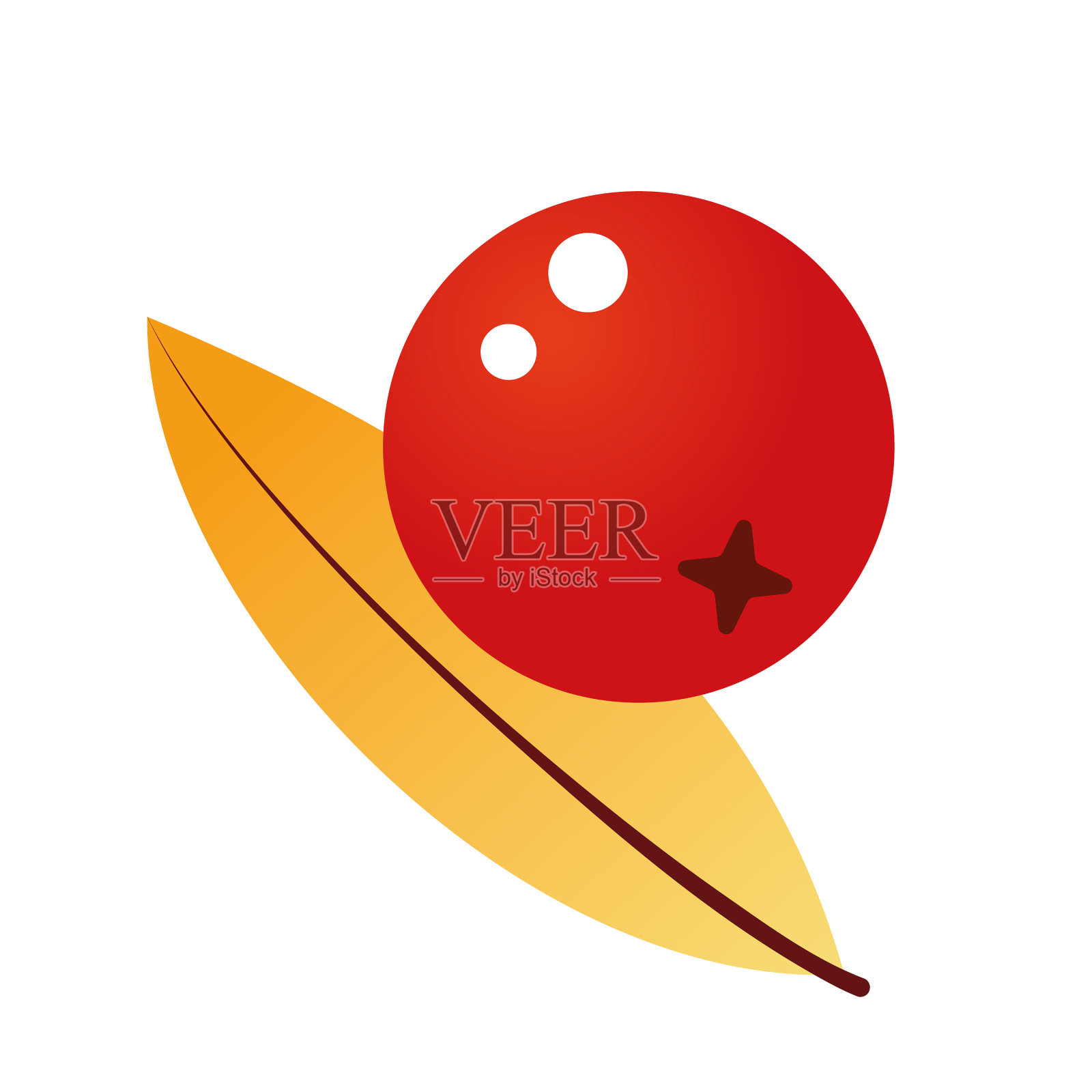 花梨果和叶的成分设计元素图片