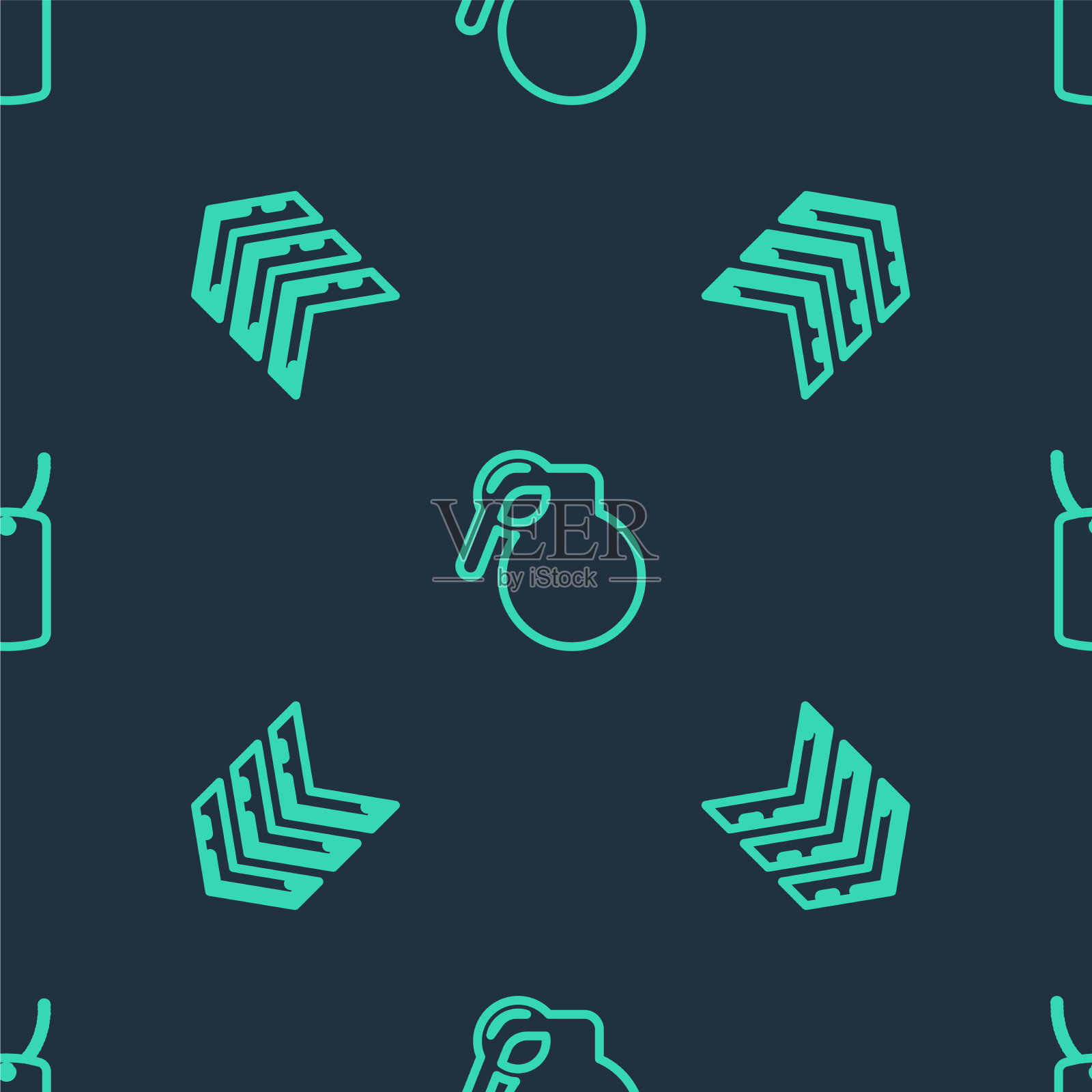 设行手榴弹军衔和狗牌图标素材