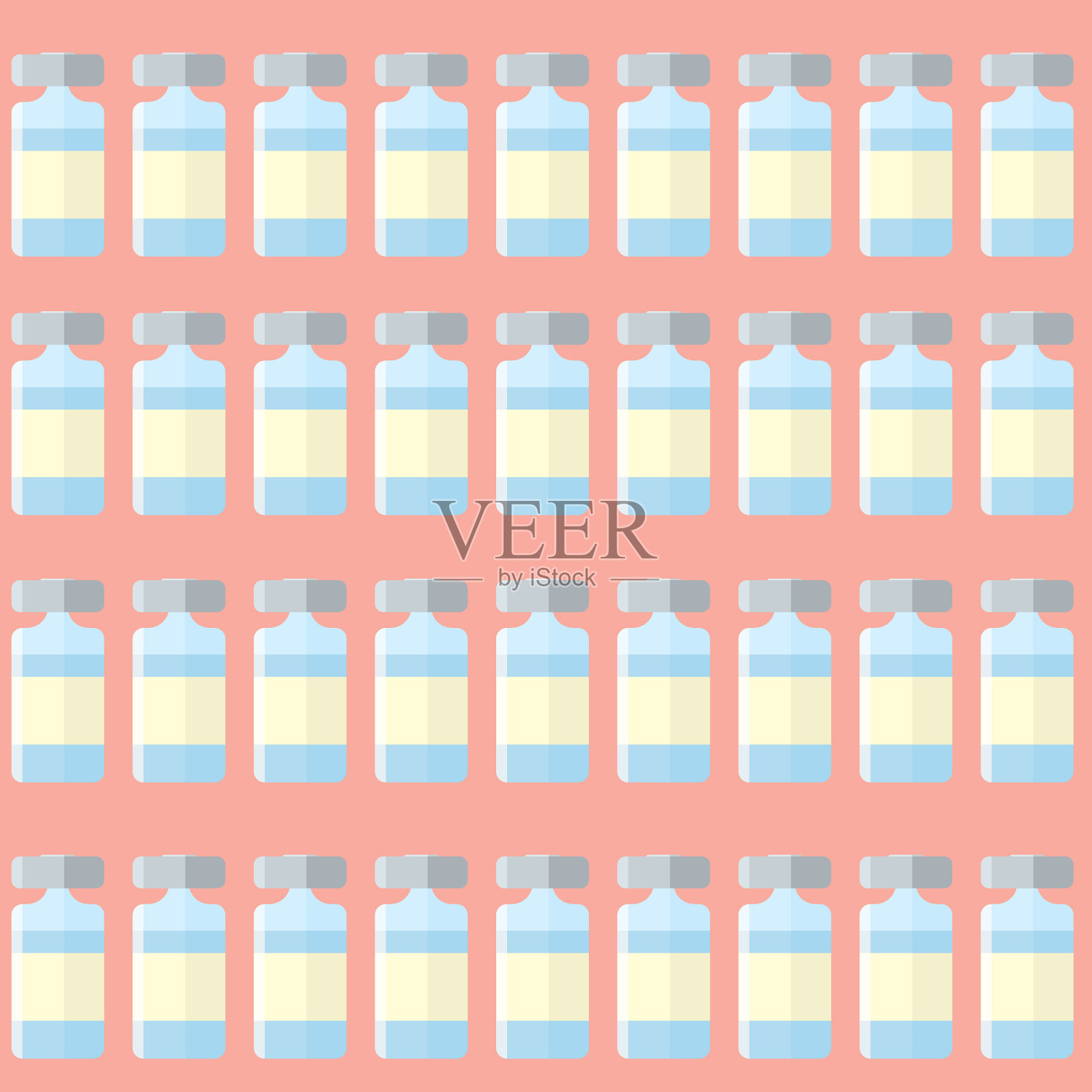 疫苗测试阶段插画图片素材