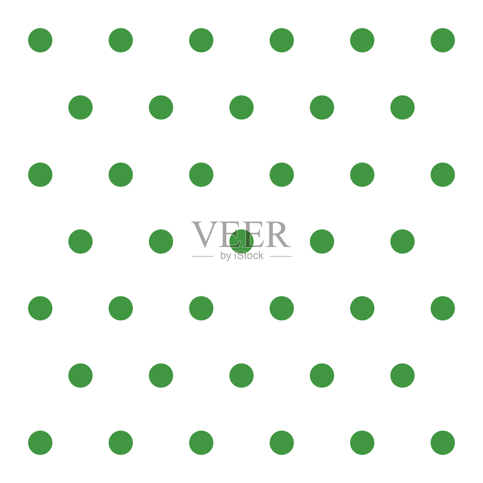 圣帕特里克日图案波尔卡点插画图片素材