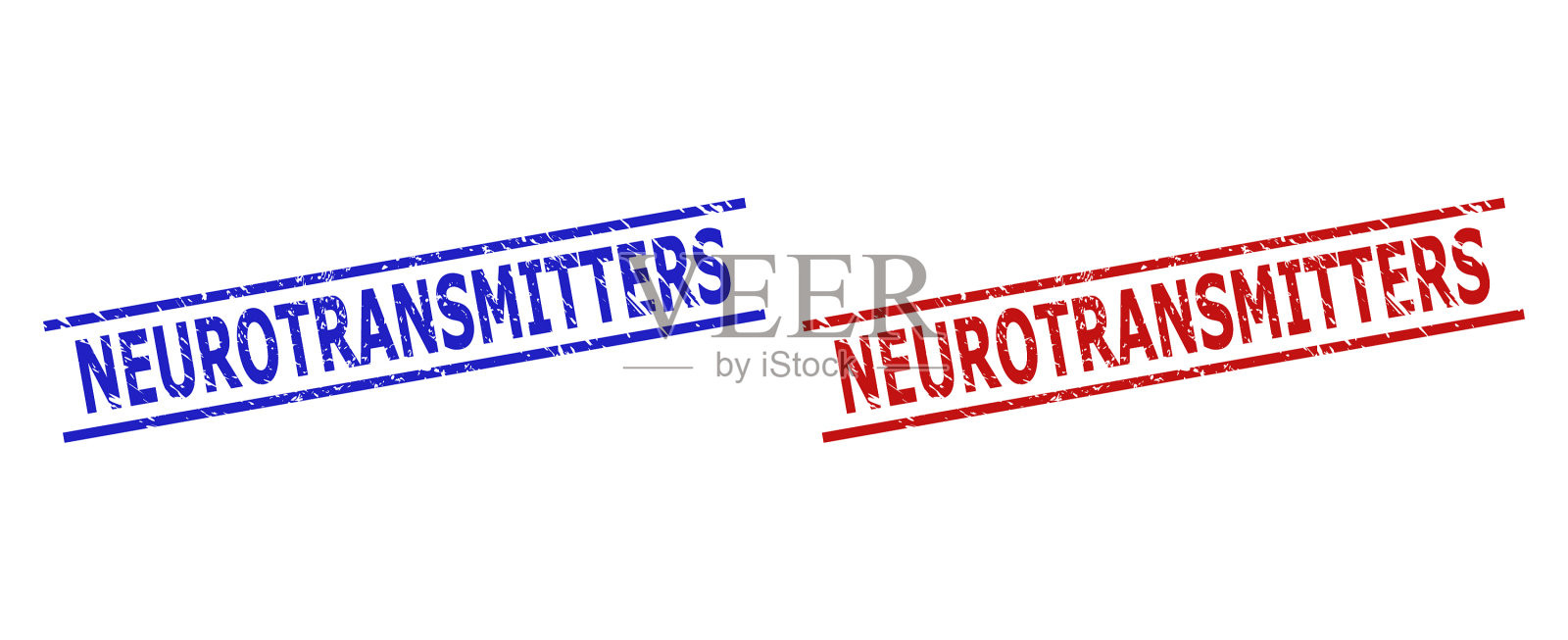 神经递质被腐蚀了插画图片素材