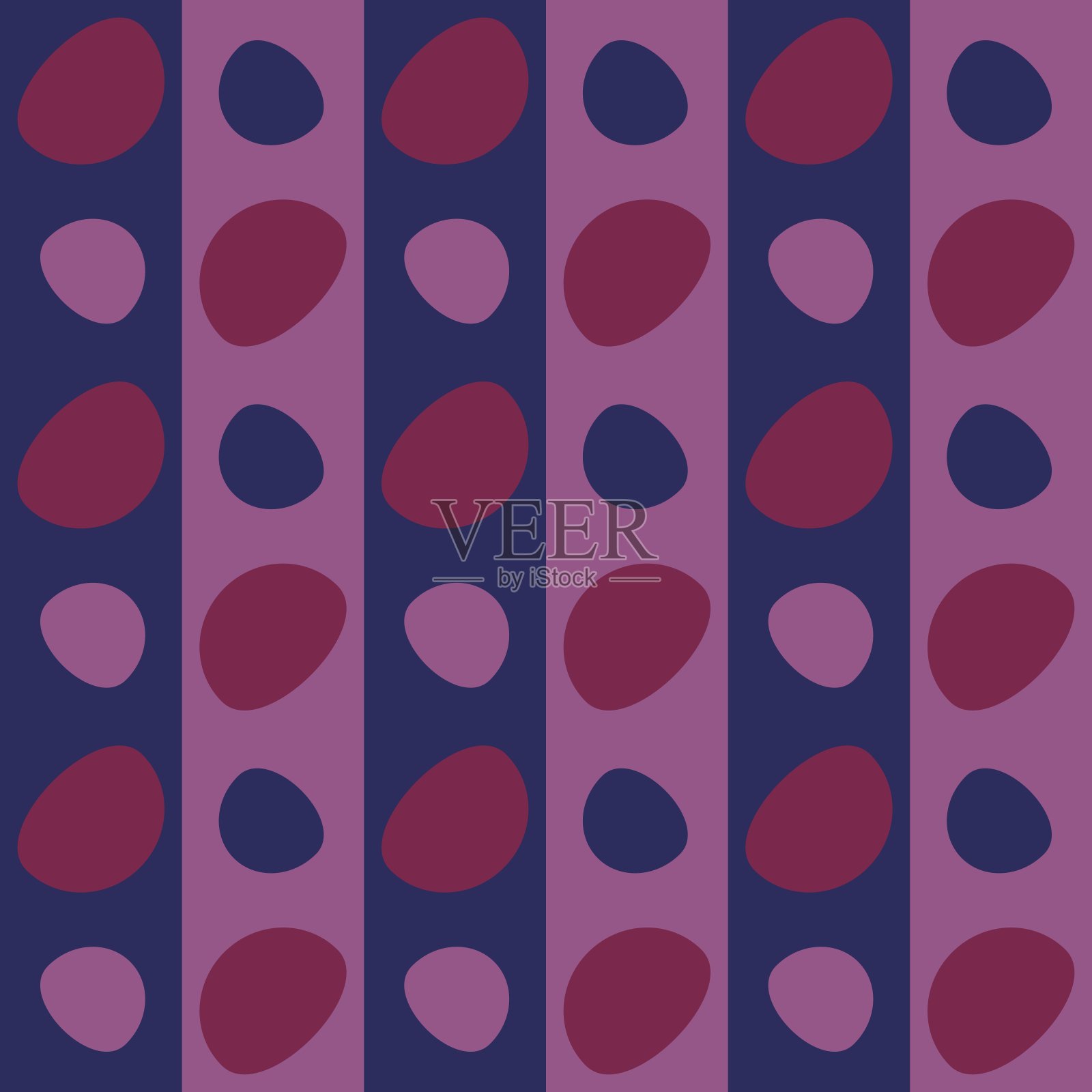 斑点抽象无缝图案-装饰任何表面的重点。插画图片素材