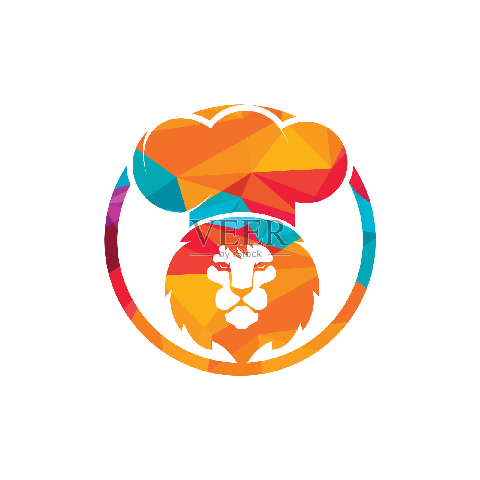 厨师狮子标志设计模板设计元素图片