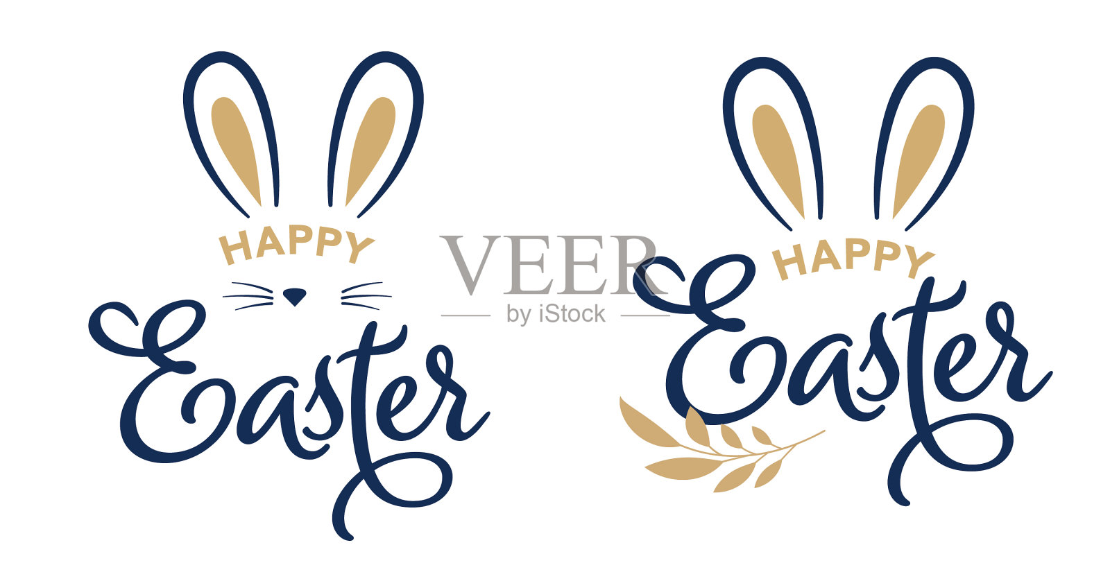 复活节快乐概念设计故事模板和插画图片素材