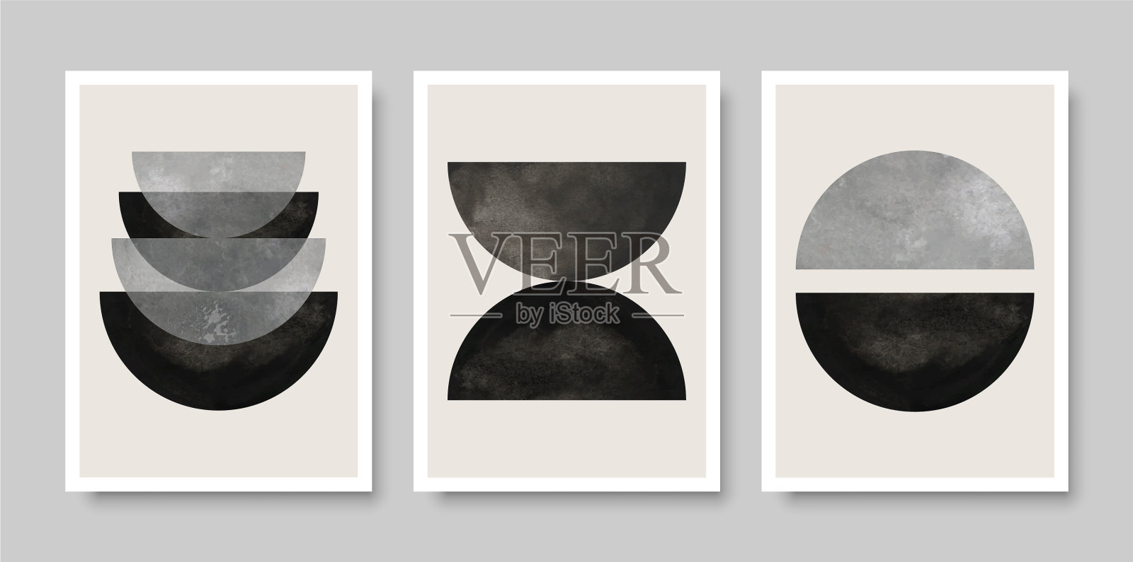 时尚集抽象创意极简插画图片素材