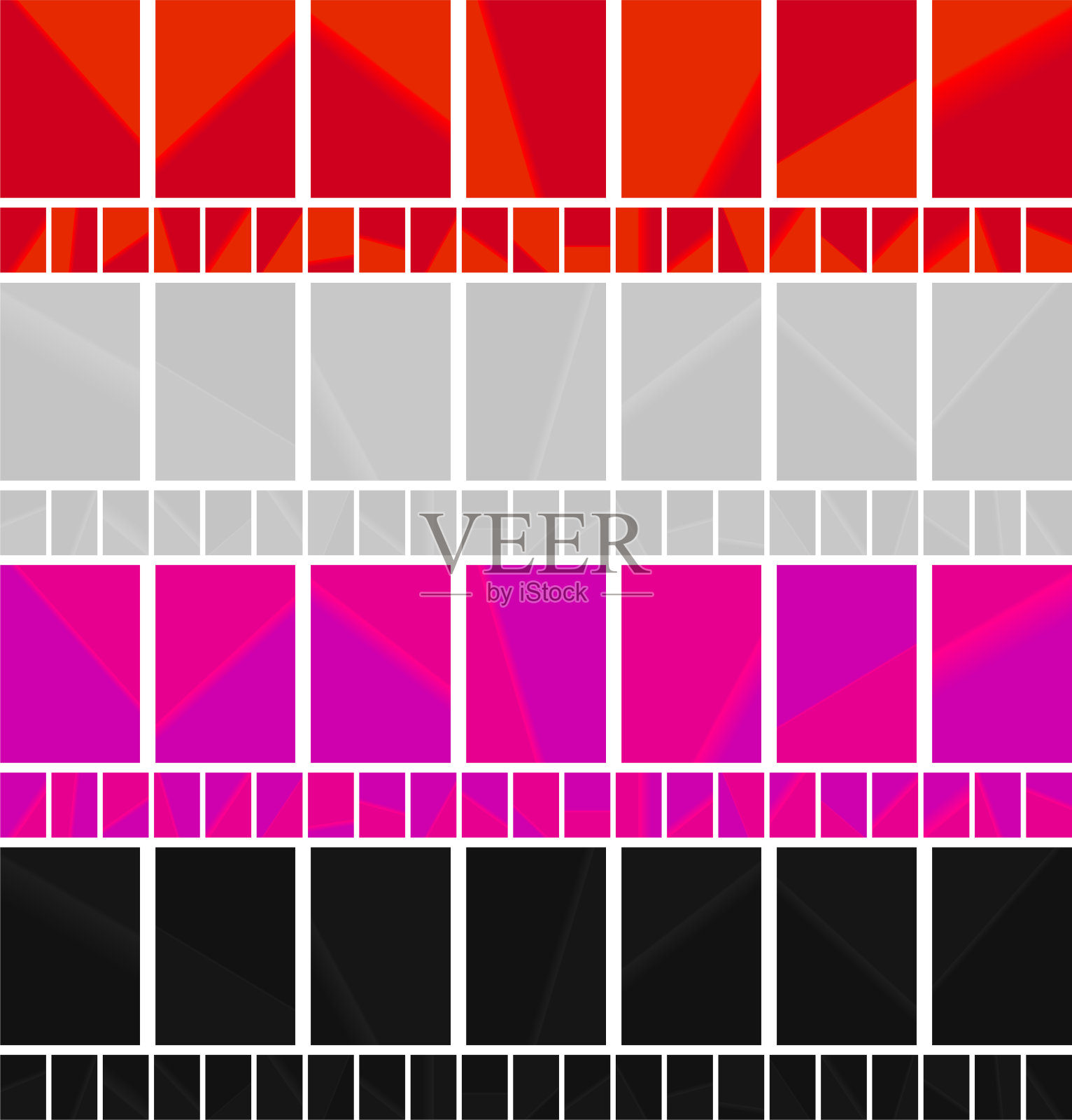 一套渐变艺术效果的背景插画图片素材