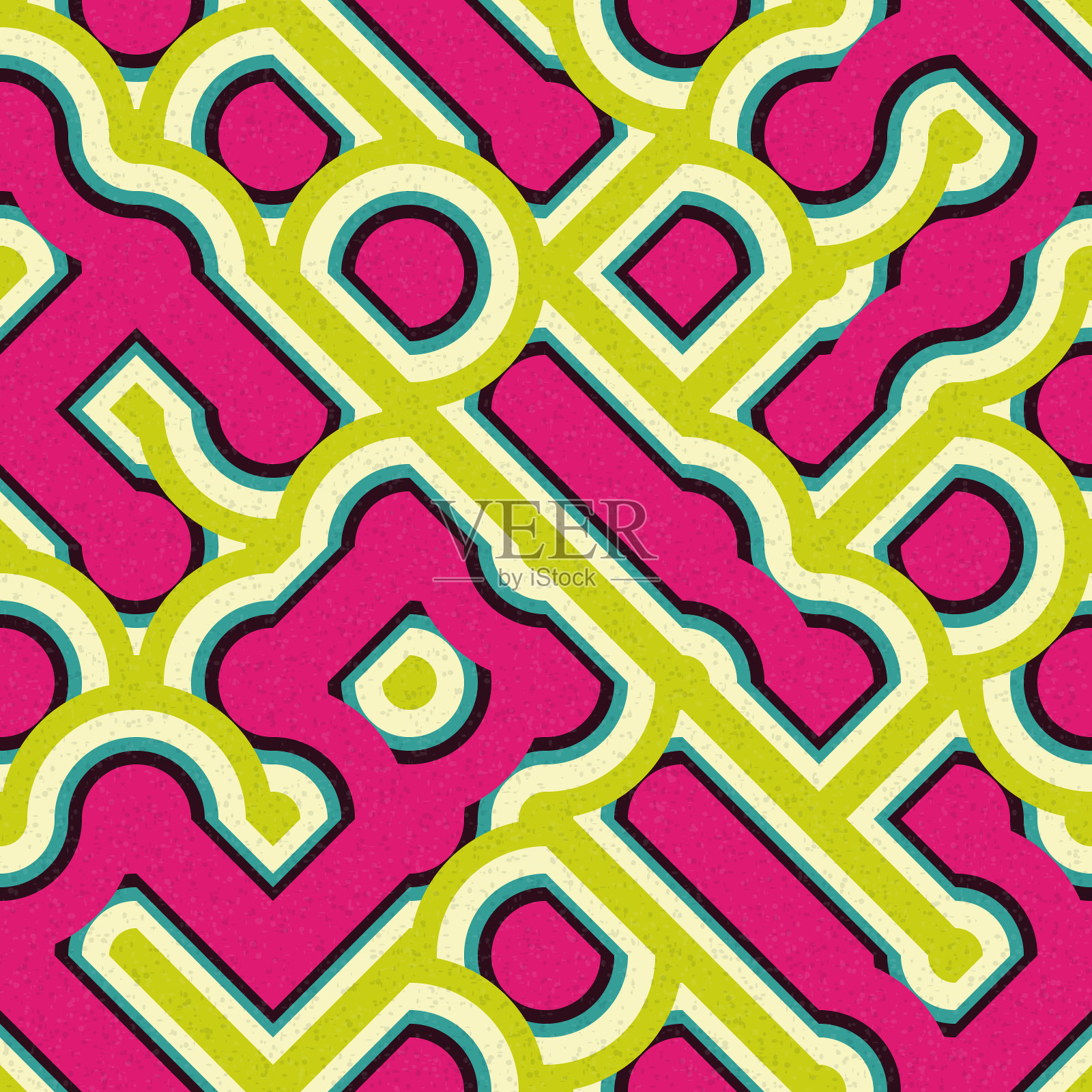 抽象几何图案生成计算艺术插图插画图片素材