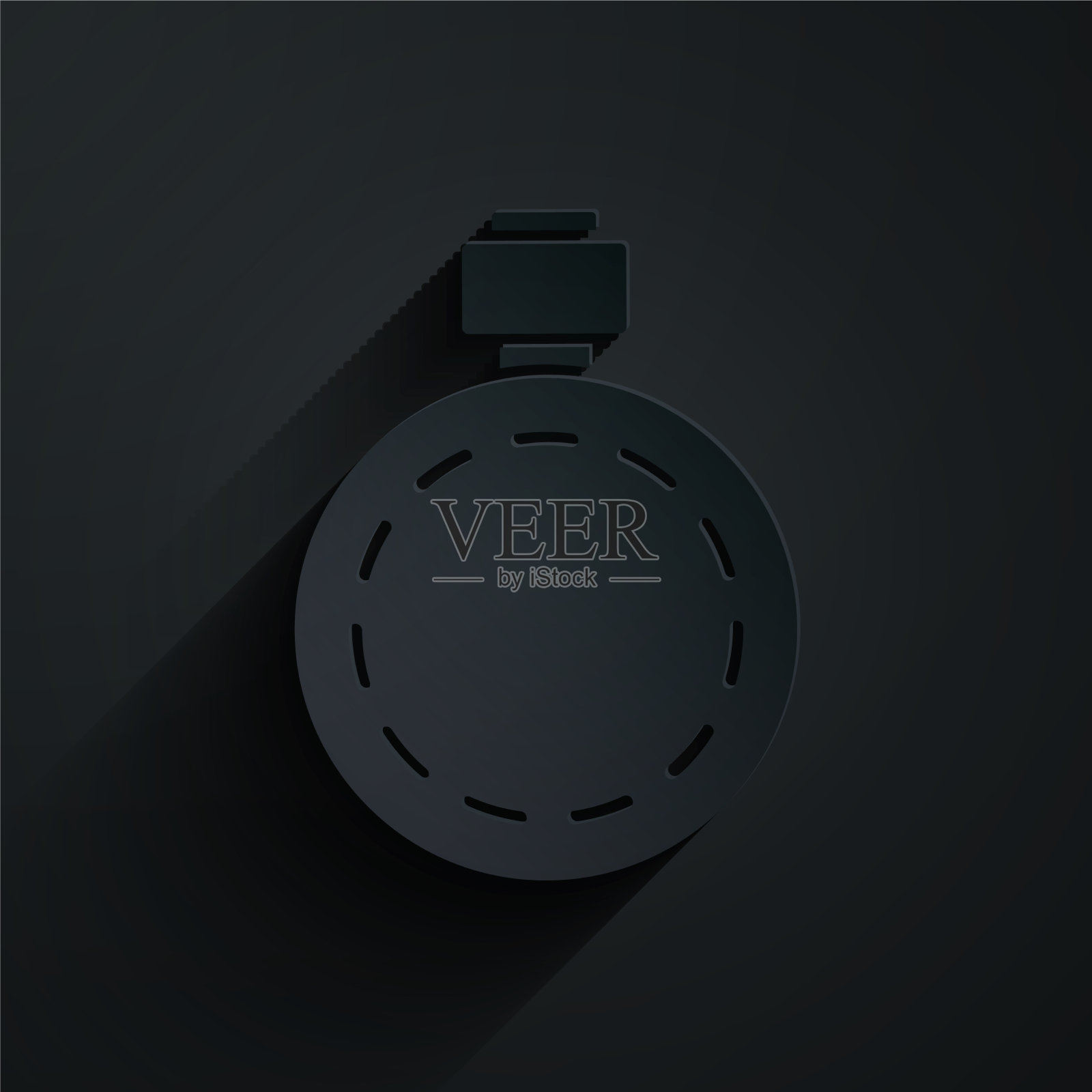 剪纸水壶水壶图标孤立上插画图片素材