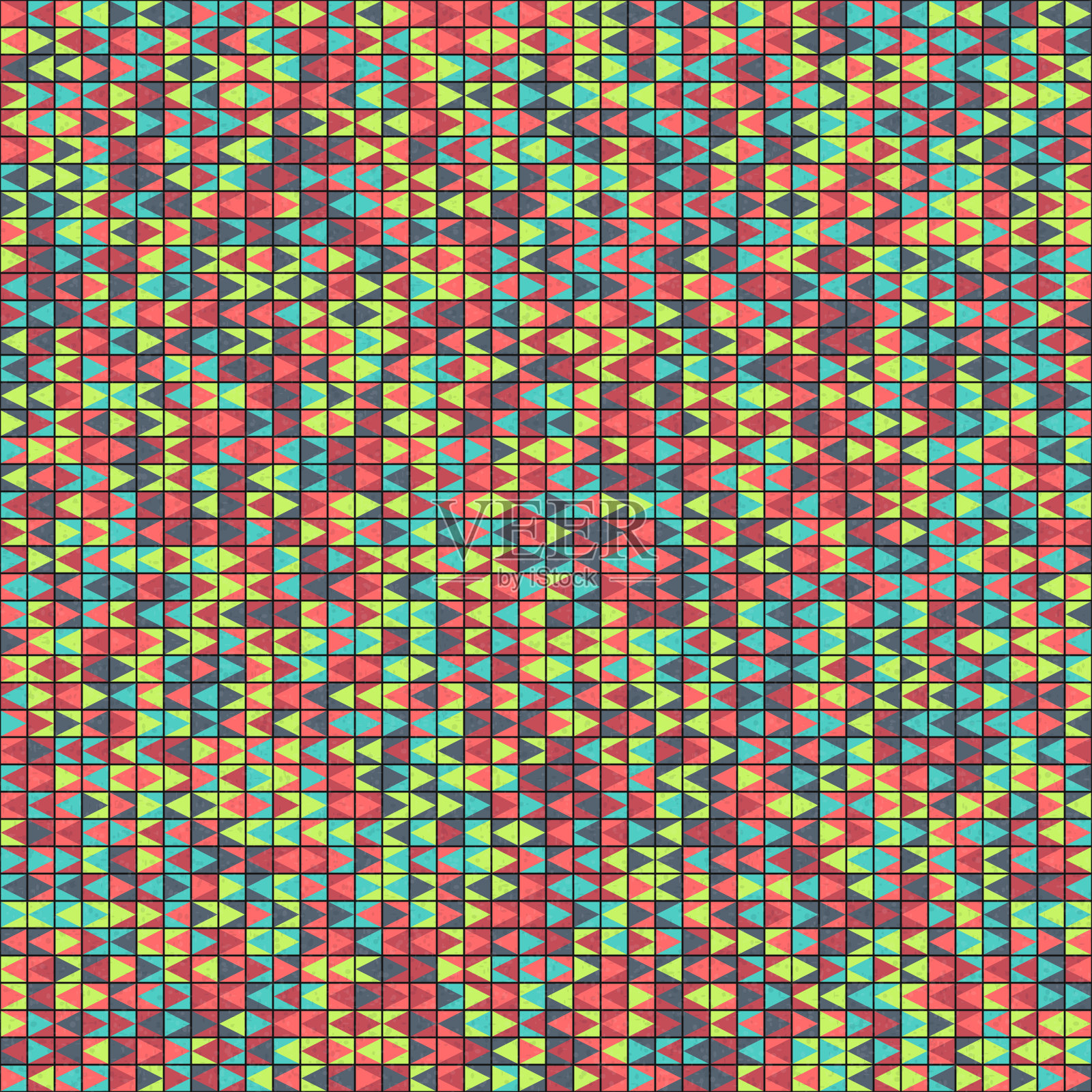 抽象几何图案生成计算艺术插图插画图片素材