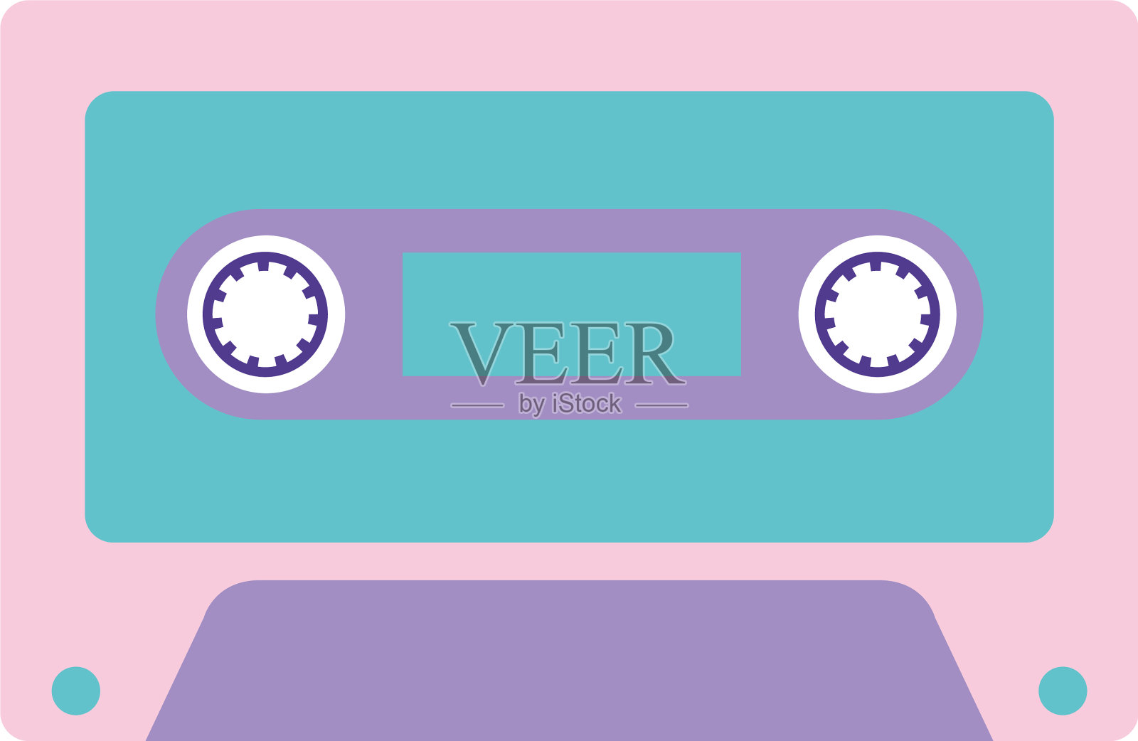 80补丁盒式磁带图标素材