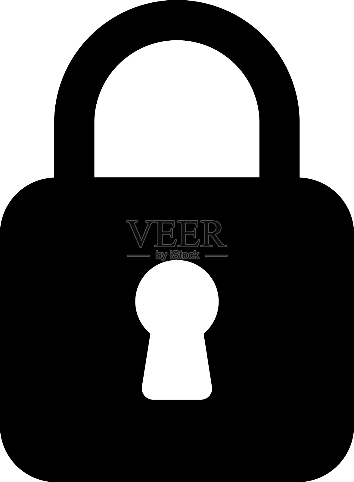 挂锁插画图片素材