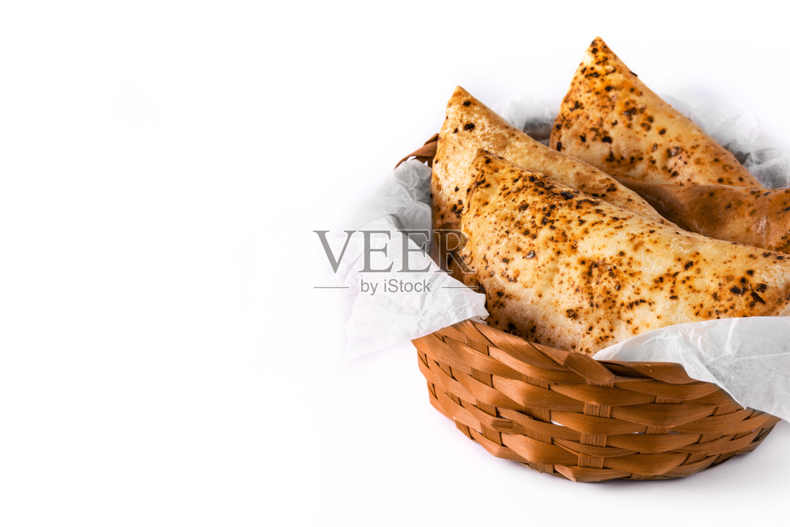 传统的智利肉馅卷饼照片摄影图片